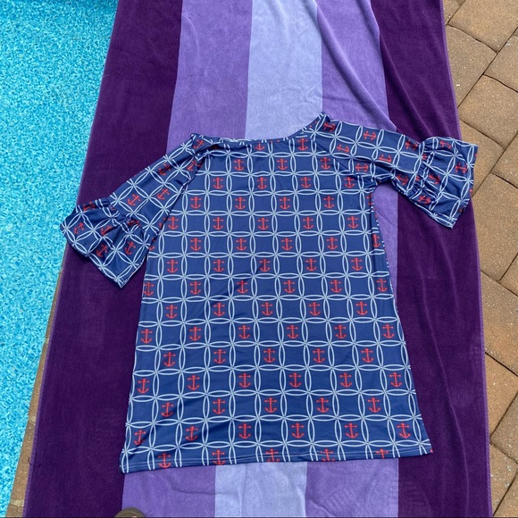 Lexi York Anchor Swim Coverup - Picture 1 of 6